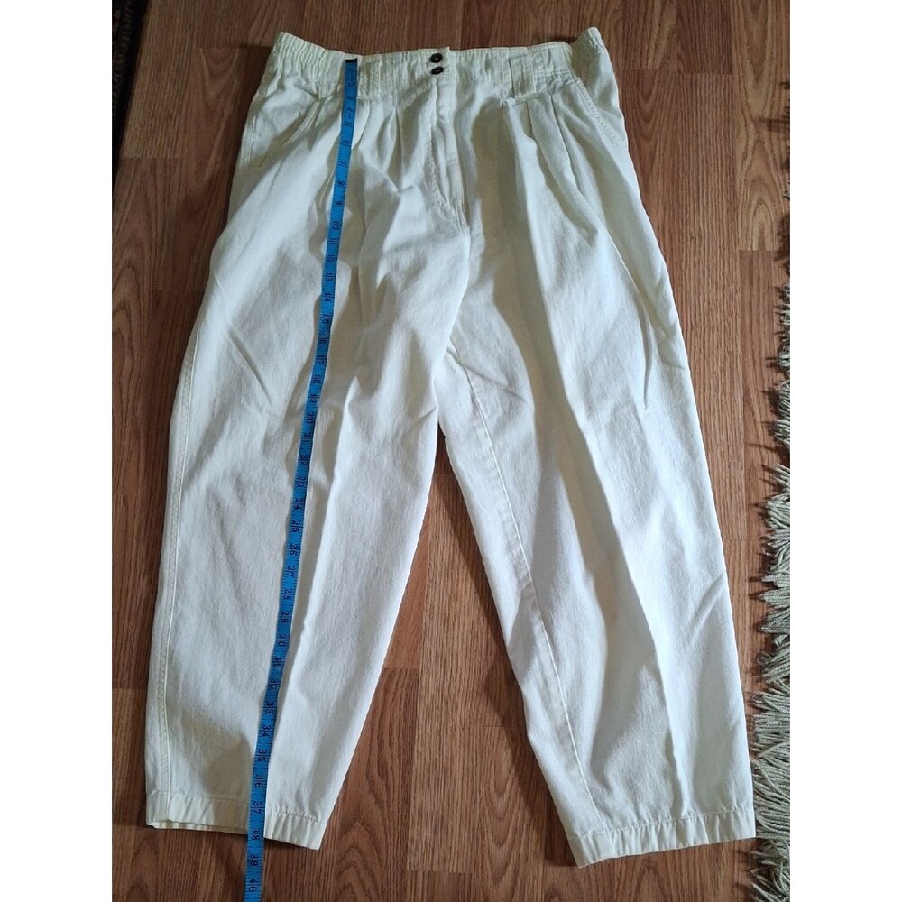 Together Cream Elastic-Waist Jogger Pants (Mis373)